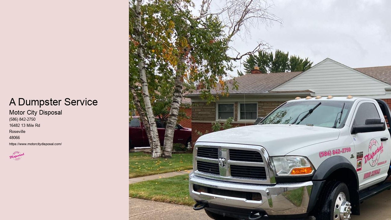 A Dumpster Service