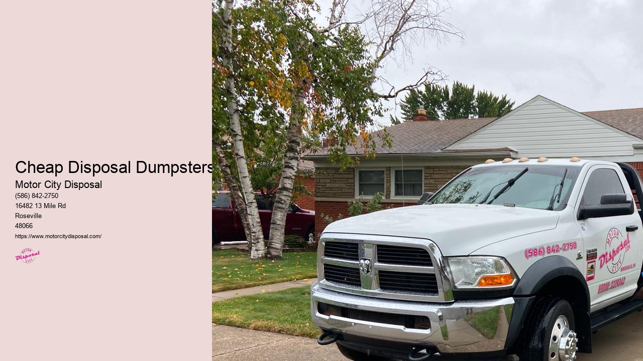 Cheap Disposal Dumpsters
