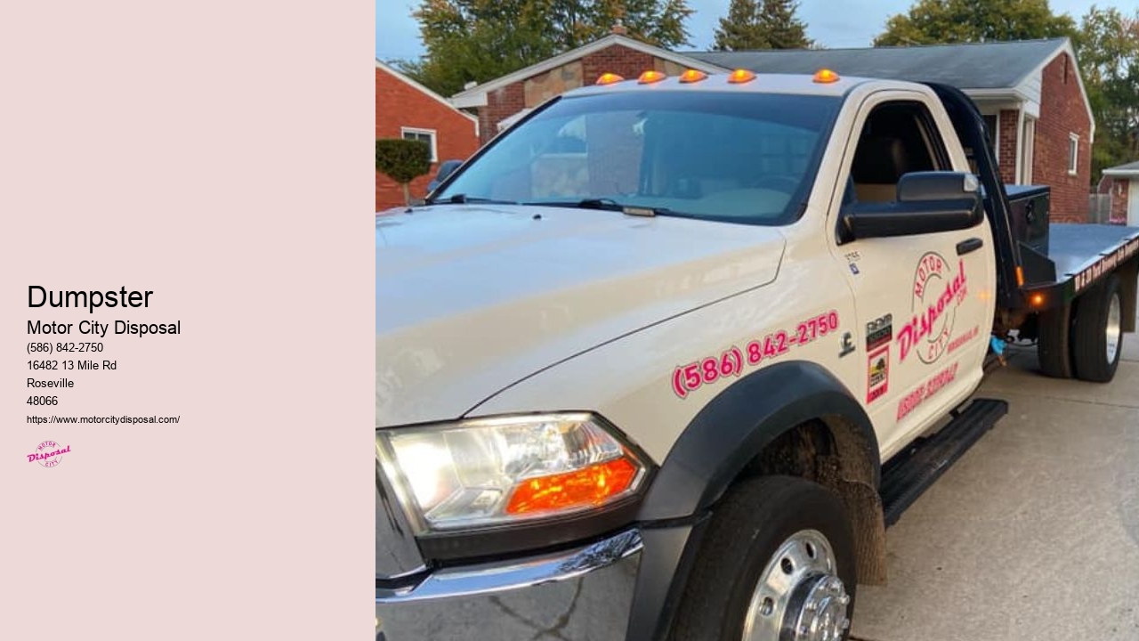 8 Yard Dumpster Service