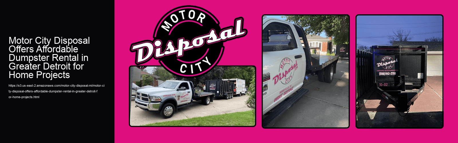 Motor City Disposal Dumpster Rental