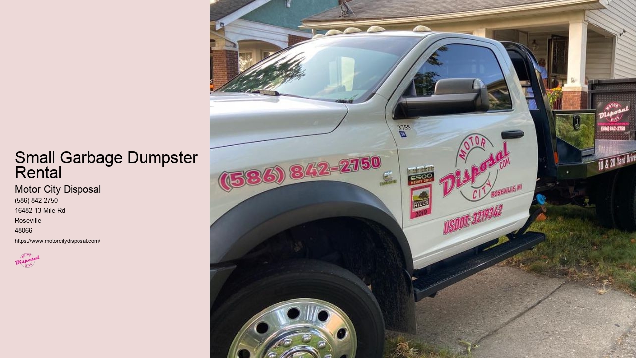 Small Roll Off Dumpster Rental Near Me