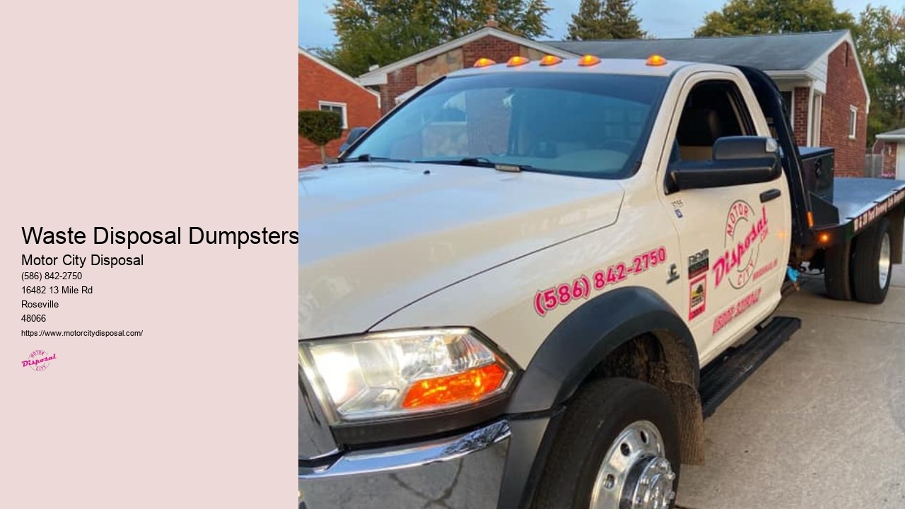 Motor City Disposal Dumpster Rental